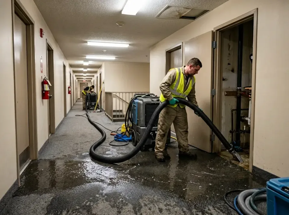 multi-unit-apartment-hallway-f-005 — frequently asked questions, Emergency Burst Pipe Water Extraction & Removal in Addis, LA